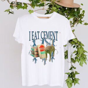 I Eat Cement Funny Cat, Funny Meme Cat, Trend Sarcastic Meme T-Shirt